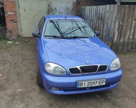 Синий Дэу Ланос, объемом двигателя 1.5 л и пробегом 97 тыс. км за 3500 $, фото 6 на Automoto.ua