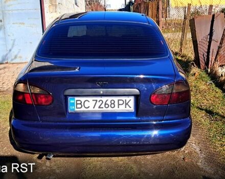 Синий Дэу Ланос, объемом двигателя 1.5 л и пробегом 270 тыс. км за 2400 $, фото 2 на Automoto.ua