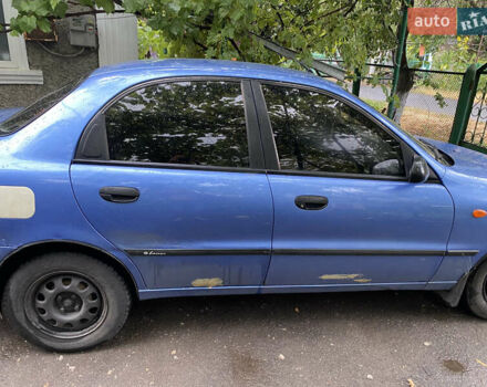 Синий Дэу Ланос, объемом двигателя 1.5 л и пробегом 305 тыс. км за 2000 $, фото 1 на Automoto.ua