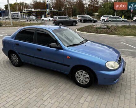 Синий Дэу Ланос, объемом двигателя 1.5 л и пробегом 184 тыс. км за 2500 $, фото 15 на Automoto.ua