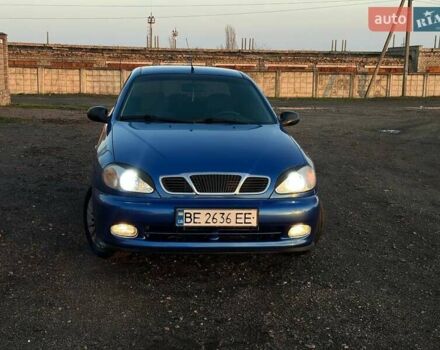 Синий Дэу Ланос, объемом двигателя 1.5 л и пробегом 270 тыс. км за 2800 $, фото 6 на Automoto.ua