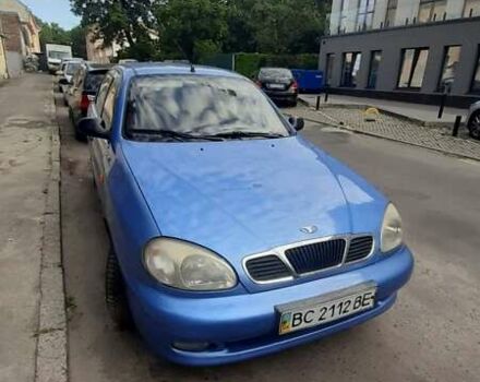 Синий Дэу Ланос, объемом двигателя 1.6 л и пробегом 240 тыс. км за 1600 $, фото 5 на Automoto.ua