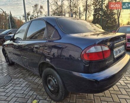 Синий Дэу Ланос, объемом двигателя 1.6 л и пробегом 125 тыс. км за 1600 $, фото 12 на Automoto.ua