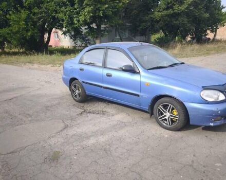 Синий Дэу Ланос, объемом двигателя 1.6 л и пробегом 1 тыс. км за 2600 $, фото 1 на Automoto.ua