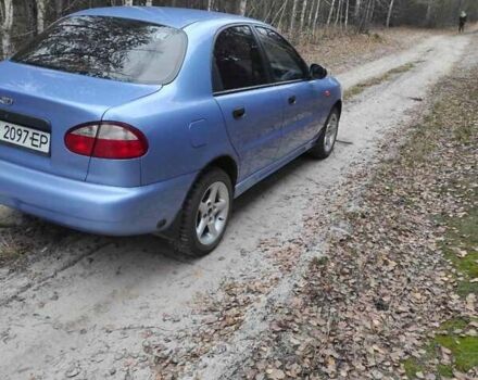 Синий Дэу Ланос, объемом двигателя 1.5 л и пробегом 97 тыс. км за 3500 $, фото 10 на Automoto.ua