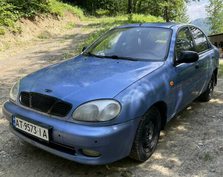 Синий Дэу Ланос, объемом двигателя 1.5 л и пробегом 213 тыс. км за 2000 $, фото 2 на Automoto.ua