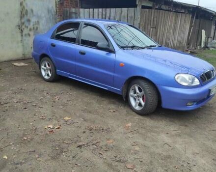 Синий Дэу Ланос, объемом двигателя 1.5 л и пробегом 97 тыс. км за 3500 $, фото 11 на Automoto.ua