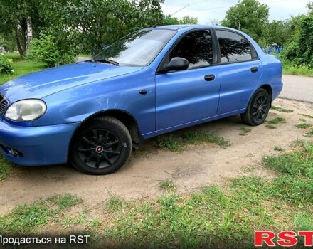 Синий Дэу Ланос, объемом двигателя 1.5 л и пробегом 251 тыс. км за 1850 $, фото 1 на Automoto.ua
