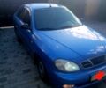 Синий Дэу Ланос, объемом двигателя 1.4 л и пробегом 190 тыс. км за 2200 $, фото 1 на Automoto.ua