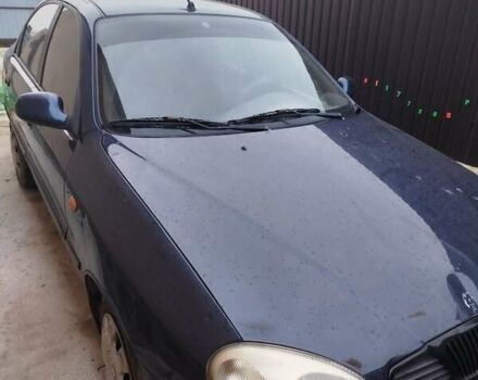 Синий Дэу Ланос, объемом двигателя 1.5 л и пробегом 295 тыс. км за 2400 $, фото 2 на Automoto.ua