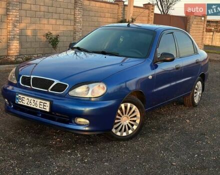 Синий Дэу Ланос, объемом двигателя 1.5 л и пробегом 270 тыс. км за 2800 $, фото 3 на Automoto.ua