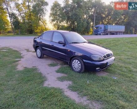 Синий Дэу Ланос, объемом двигателя 1.5 л и пробегом 227 тыс. км за 1999 $, фото 12 на Automoto.ua