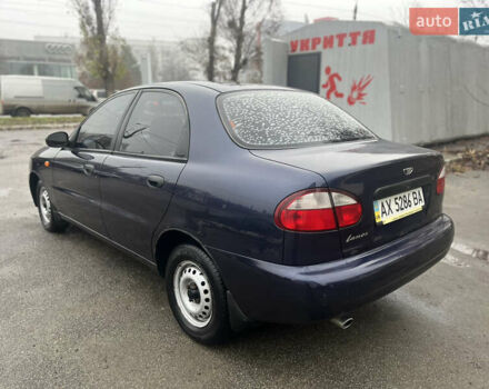 Синий Дэу Ланос, объемом двигателя 1.5 л и пробегом 123 тыс. км за 2300 $, фото 3 на Automoto.ua