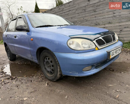 Синий Дэу Ланос, объемом двигателя 1.3 л и пробегом 224 тыс. км за 1490 $, фото 7 на Automoto.ua