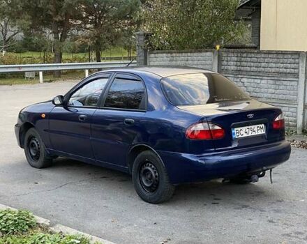 Синий Дэу Ланос, объемом двигателя 1.5 л и пробегом 200 тыс. км за 1200 $, фото 6 на Automoto.ua