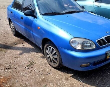 Синий Дэу Ланос, объемом двигателя 1.4 л и пробегом 197 тыс. км за 2700 $, фото 2 на Automoto.ua