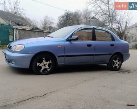Синій Деу Ланос, об'ємом двигуна 1.5 л та пробігом 215 тис. км за 2200 $, фото 1 на Automoto.ua