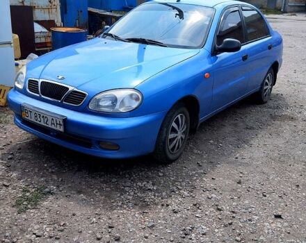 Синий Дэу Ланос, объемом двигателя 1.4 л и пробегом 197 тыс. км за 2700 $, фото 4 на Automoto.ua