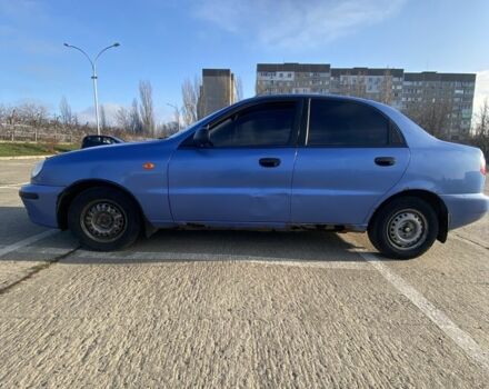 Синий Дэу Ланос, объемом двигателя 1.4 л и пробегом 320 тыс. км за 1300 $, фото 2 на Automoto.ua
