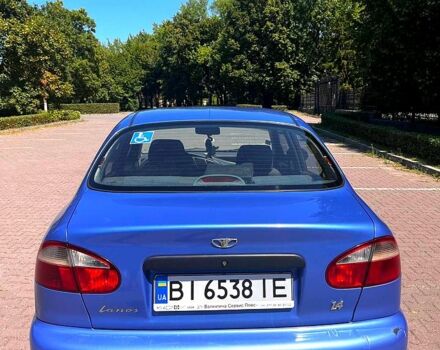Синий Дэу Ланос, объемом двигателя 1.4 л и пробегом 79 тыс. км за 2200 $, фото 2 на Automoto.ua