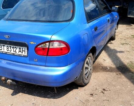 Синий Дэу Ланос, объемом двигателя 1.4 л и пробегом 197 тыс. км за 2700 $, фото 1 на Automoto.ua