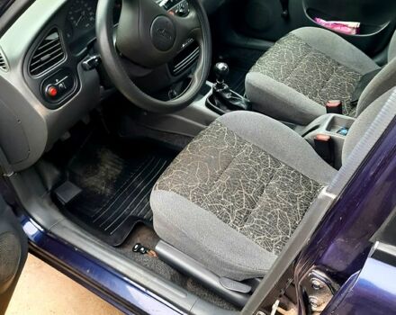 Синий Дэу Ланос, объемом двигателя 1.5 л и пробегом 220 тыс. км за 2000 $, фото 1 на Automoto.ua