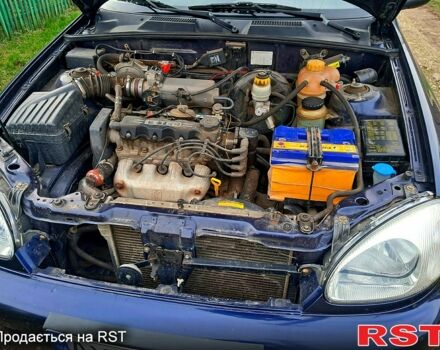 Синий Дэу Ланос, объемом двигателя 1.5 л и пробегом 147 тыс. км за 3000 $, фото 7 на Automoto.ua