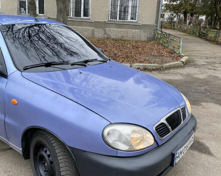 Синий Дэу Ланос, объемом двигателя 1.5 л и пробегом 311 тыс. км за 950 $, фото 6 на Automoto.ua