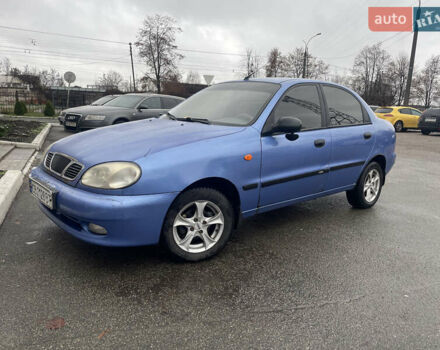 Синий Дэу Ланос, объемом двигателя 1.5 л и пробегом 220 тыс. км за 2300 $, фото 5 на Automoto.ua