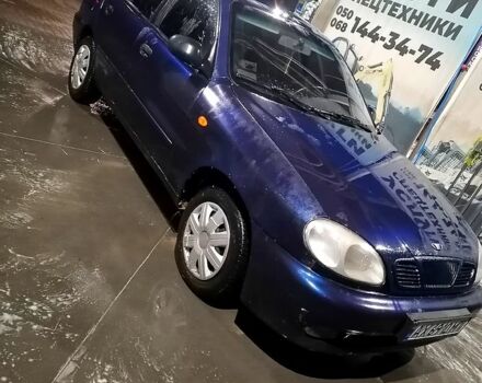 Синий Дэу Ланос, объемом двигателя 1.3 л и пробегом 350 тыс. км за 2000 $, фото 5 на Automoto.ua