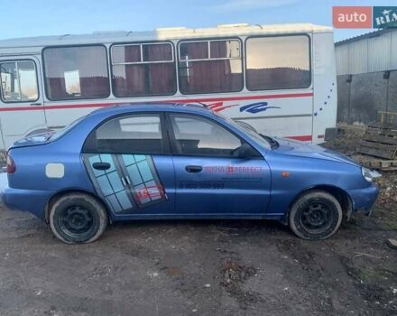 Синий Дэу Ланос, объемом двигателя 1.5 л и пробегом 235 тыс. км за 2000 $, фото 7 на Automoto.ua