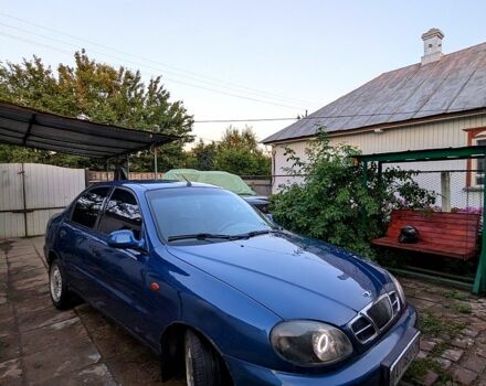 Синий Дэу Ланос, объемом двигателя 1.5 л и пробегом 237 тыс. км за 2150 $, фото 1 на Automoto.ua