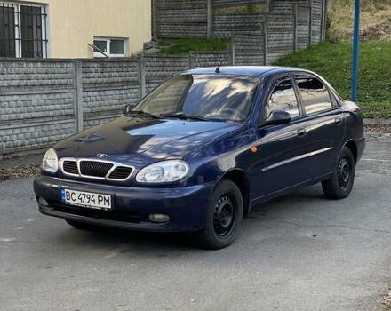 Синий Дэу Ланос, объемом двигателя 1.5 л и пробегом 200 тыс. км за 1200 $, фото 5 на Automoto.ua