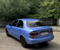 Синий Дэу Ланос, объемом двигателя 1.5 л и пробегом 250 тыс. км за 3600 $, фото 4 на Automoto.ua