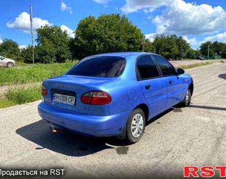 Синий Дэу Ланос, объемом двигателя 1.4 л и пробегом 185 тыс. км за 2000 $, фото 1 на Automoto.ua