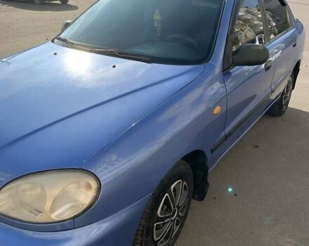 Синий Дэу Ланос, объемом двигателя 1.5 л и пробегом 200 тыс. км за 2800 $, фото 2 на Automoto.ua