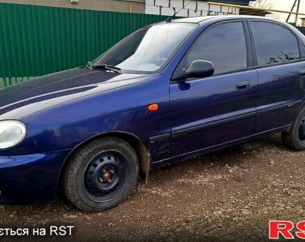 Синий Дэу Ланос, объемом двигателя 1.5 л и пробегом 147 тыс. км за 3000 $, фото 1 на Automoto.ua