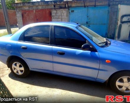 Синий Дэу Ланос, объемом двигателя 1.5 л и пробегом 280 тыс. км за 2100 $, фото 3 на Automoto.ua