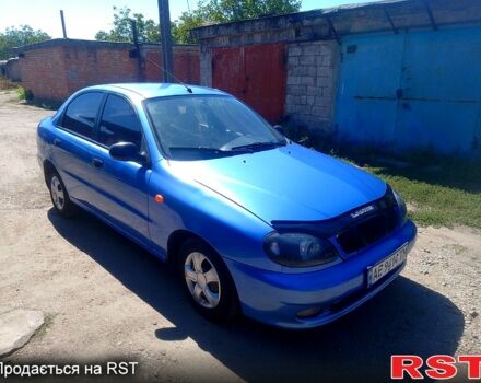 Синий Дэу Ланос, объемом двигателя 1.5 л и пробегом 280 тыс. км за 2100 $, фото 1 на Automoto.ua