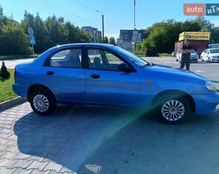 Синий Дэу Ланос, объемом двигателя 1.5 л и пробегом 248 тыс. км за 2200 $, фото 3 на Automoto.ua