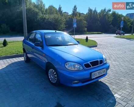 Синий Дэу Ланос, объемом двигателя 1.5 л и пробегом 248 тыс. км за 2200 $, фото 6 на Automoto.ua