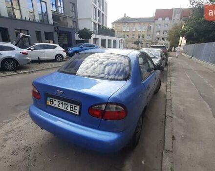 Синий Дэу Ланос, объемом двигателя 1.6 л и пробегом 240 тыс. км за 1600 $, фото 3 на Automoto.ua