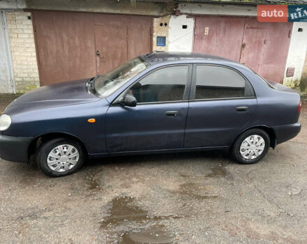 Синий Дэу Ланос, объемом двигателя 1.5 л и пробегом 245 тыс. км за 1650 $, фото 2 на Automoto.ua