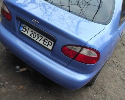 Синий Дэу Ланос, объемом двигателя 1.5 л и пробегом 97 тыс. км за 2900 $, фото 1 на Automoto.ua