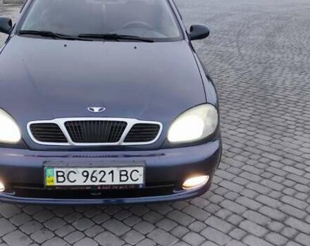 Синий Дэу Ланос, объемом двигателя 1.5 л и пробегом 194 тыс. км за 2593 $, фото 1 на Automoto.ua