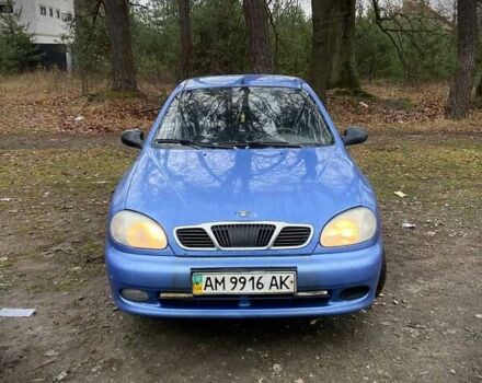 Синій Деу Ланос, об'ємом двигуна 1.5 л та пробігом 350 тис. км за 1100 $, фото 1 на Automoto.ua