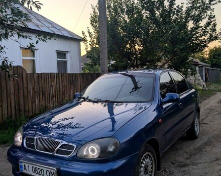 Синий Дэу Ланос, объемом двигателя 1.5 л и пробегом 237 тыс. км за 2150 $, фото 4 на Automoto.ua
