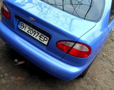 Синий Дэу Ланос, объемом двигателя 1.5 л и пробегом 97 тыс. км за 3500 $, фото 6 на Automoto.ua