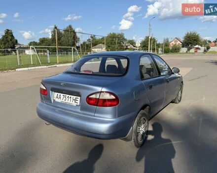 Синий Дэу Ланос, объемом двигателя 1.5 л и пробегом 221 тыс. км за 2350 $, фото 2 на Automoto.ua