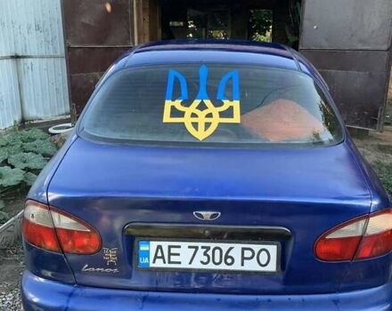 Синий Дэу Ланос, объемом двигателя 1.5 л и пробегом 100 тыс. км за 2000 $, фото 1 на Automoto.ua
